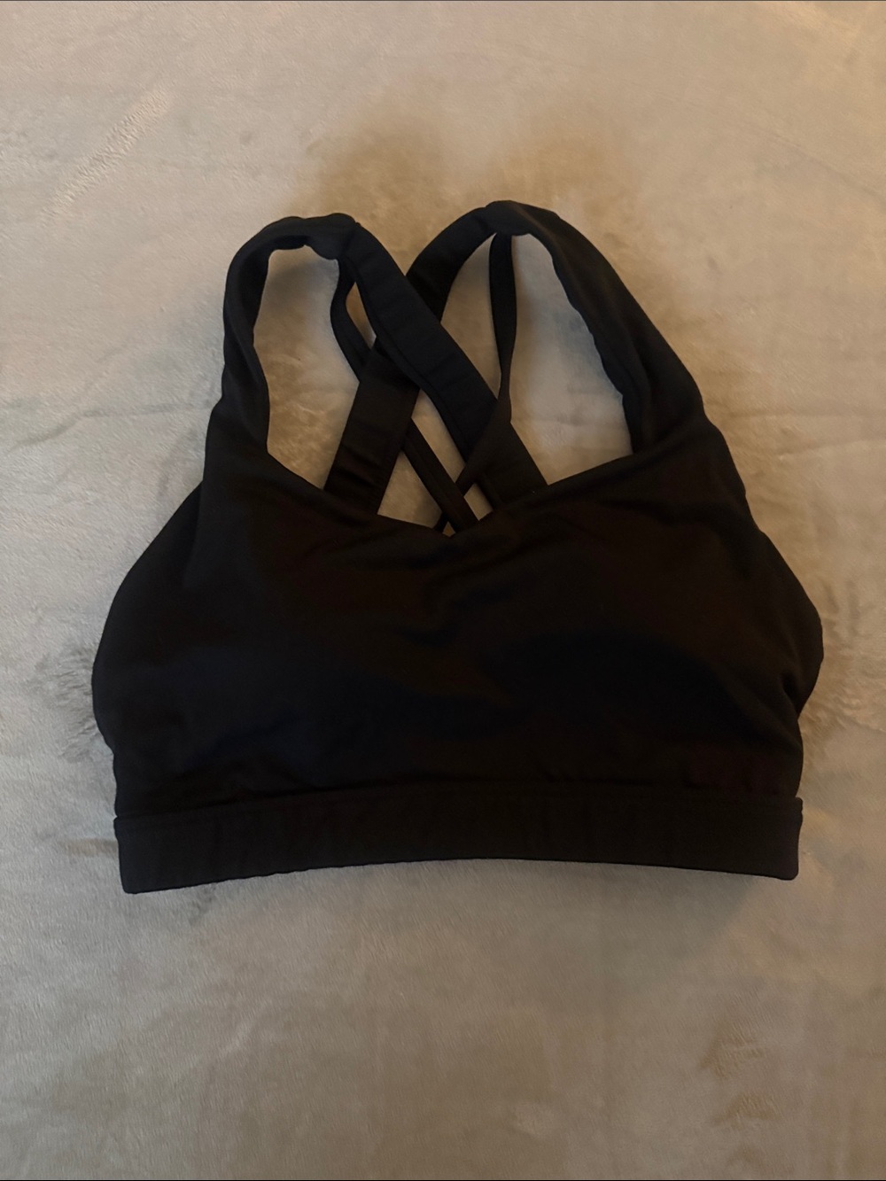 PARAGON Black Strappy Crisscross Sports Bra